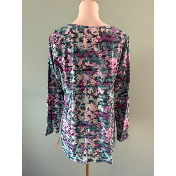Women's LuLaRoe Lynnae Top Size M Multi-color - Picture 2 of 5